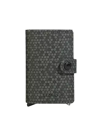 SECRID | Miniwallet HEXAGON Black | dunkelgrün