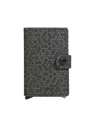 SECRID | Miniwallet HEXAGON Green | schwarz