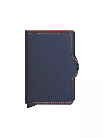 SECRID | Twinwallet MATTE night blue-orange | blau