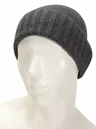 SEEBERGER | Kaschmir Mütze - Haube | schwarz