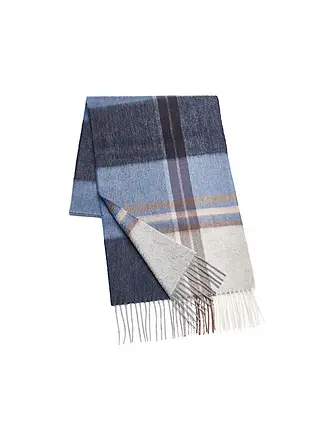 SEIDENFALTER | Kaschmirschal | dunkelblau