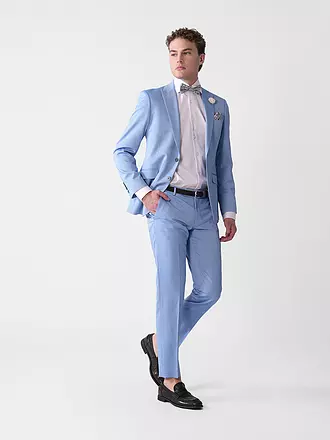 SEIDENFALTER | Set Fliege und Stecktuch PRINCE BOWTIE | dunkelblau