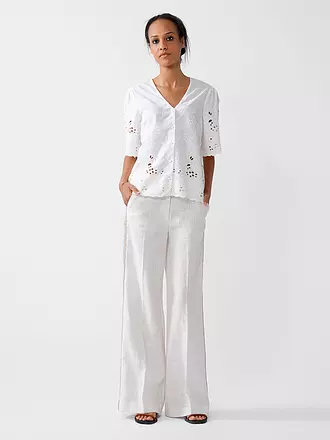 SELECTED FEMME | Bluse SLFDAHLIA BRODERI | weiss