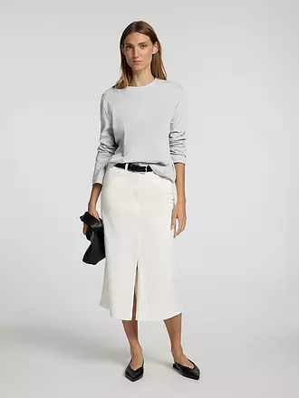 SELECTED FEMME | Langarmshirt SLFESSENTIAL | hellgrau