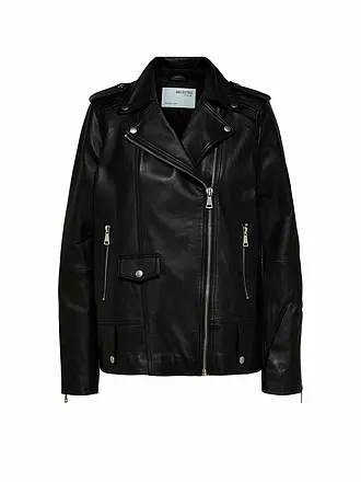 SELECTED FEMME | Lederjacke SLFMADISON | schwarz