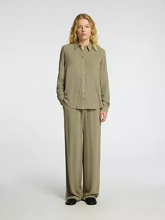 SELECTED FEMME | Leinenhose Jogging Fit  SLFVIVA-GULIA | olive