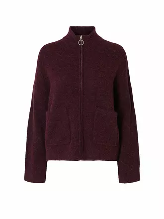 SELECTED FEMME | Strickjacke SLFSIA | dunkelrot