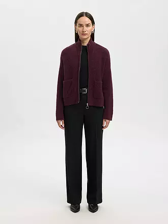 SELECTED FEMME | Strickjacke SLFSIA | dunkelrot