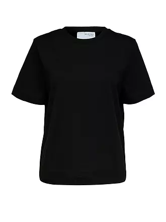 SELECTED FEMME | T-Shirt Boxy Fit SLFESSENTIAL | grün