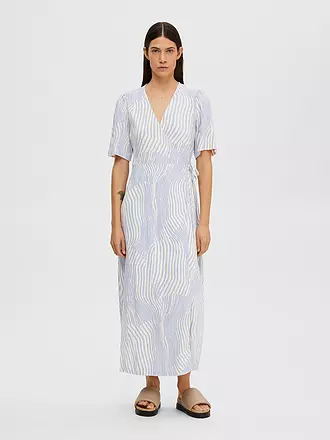 SELECTED FEMME | Wickelkleid SLFVALENCIA | hellblau