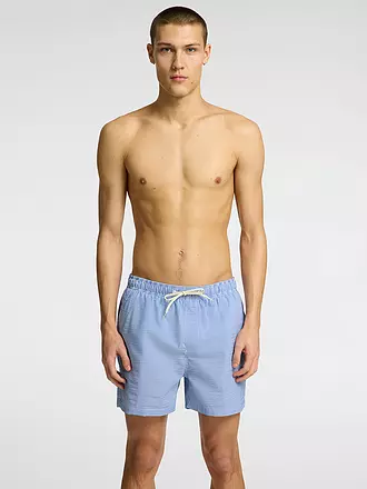 SELECTED | Badeshorts SLHCOOPER-SEERSUCKER | blau