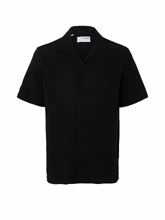 SELECTED | Hemd Slim Fit SLHRELAX-SAL | schwarz