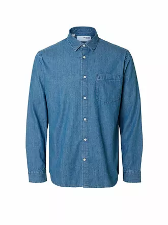 SELECTED | Jeanshemd SLHREGCARLO | blau