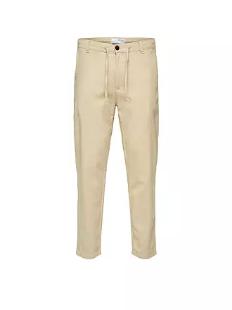 SELECTED | Leinenhose SLHSLIMTAPE | beige