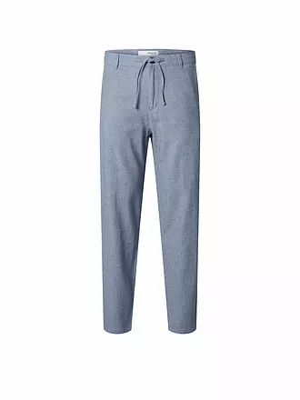 SELECTED | Leinenhose SLHSLIMTAPE | blau