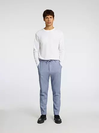 SELECTED | Leinenhose SLHSLIMTAPE | blau