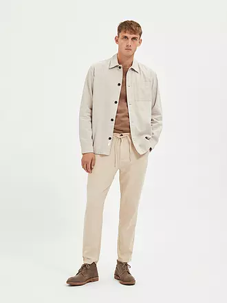SELECTED | Leinenhose SLHSLIMTAPE | schwarz