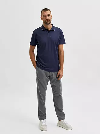 SELECTED | Poloshirt SLHLEROY COOLMAX | schwarz