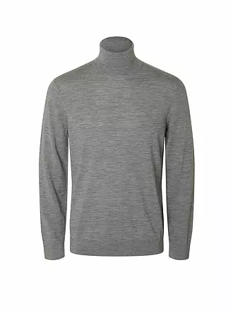 SELECTED | Rollkragenpullover SLHTRAY | grau