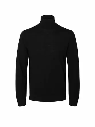 SELECTED | Rollkragenpullover SLHTRAY | schwarz