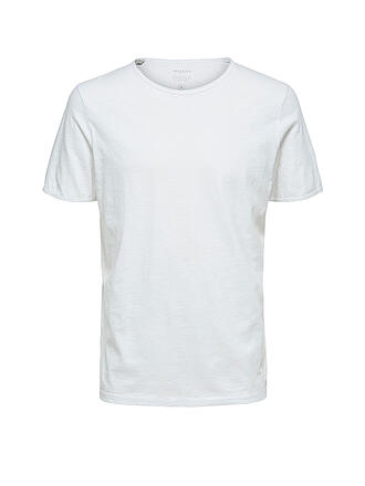 SELECTED | T Shirt Regular Fit | weiß