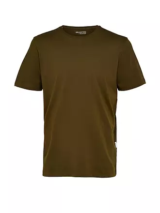 SELECTED | T-Shirt SLHASPEN | olive