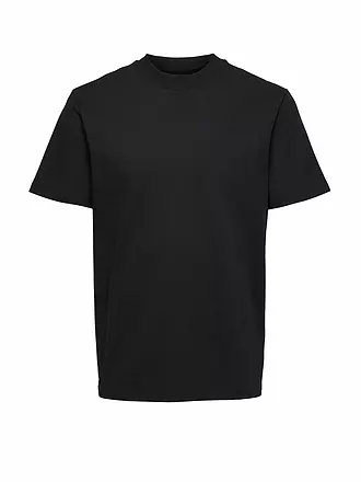 SELECTED | T-Shirt SLHCOLMAN | schwarz