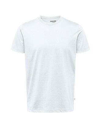 SELECTED | T-Shirt SLHNORMAN | weiß