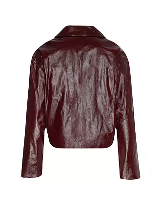 SELF-PORTRAIT | Lederjacke | dunkelrot