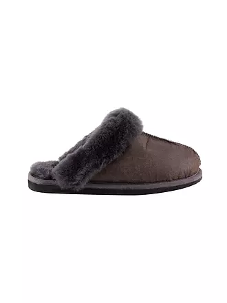 SHEPHERD OF SWEDEN | Hausschuhe - Slipper Jessica chestnut | grau