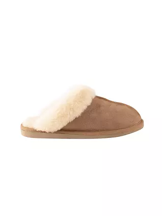 SHEPHERD OF SWEDEN | Hausschuhe - Slipper Jessica chestnut | camel