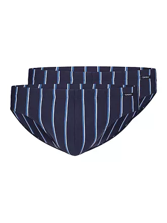 SKINY | Brasil Slip 2er Pkg ( Shadow Stripe ) | blau