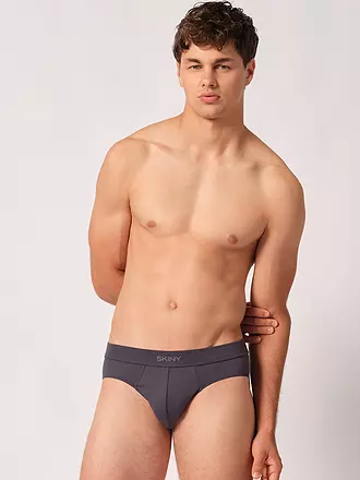 SKINY | Brasil Slip Organic Cotton Deluxe Anthra | blau