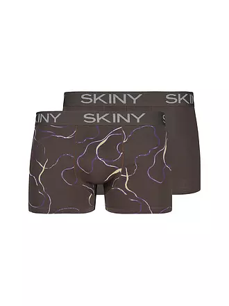 SKINY | Pants 2er Pkg. lapisblue stripes selection | olive