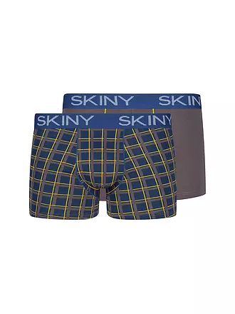 SKINY | Pants 2er Pkg. lapisblue stripes selection | braun