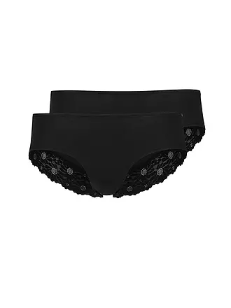 SKINY | Panty 2er Pkg black | weiss