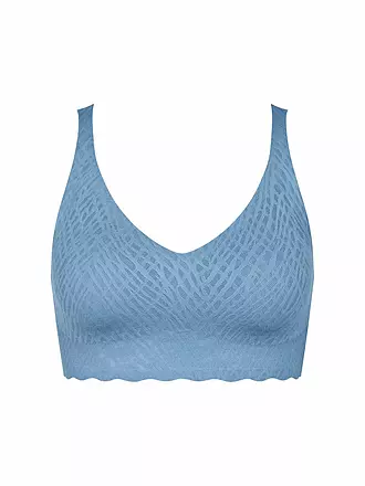 SLOGGI | Bustier ZERO FEEL BLISS azura blue | schwarz