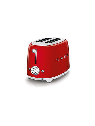 SMEG | 2 Schlitz Toaster 50‘s Retro Style Rot TSF01RDEU | schwarz