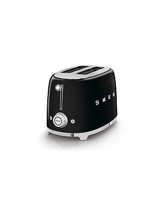 SMEG | 2 Schlitz Toaster 50‘s Retro Style Schwarz TSF01BLEU | schwarz