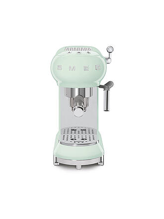 SMEG | Espresso-Kaffeemaschine 50s Retro Style Pastellgrün ECF01PGEU | schwarz