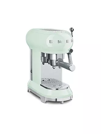 SMEG | Espresso-Kaffeemaschine 50s Retro Style Schwarz ECF01BLEU | hellgrün