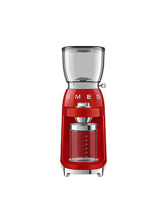 SMEG | Kaffeemühle 50s Retro Style Schwarz CGF01BLEU | rot