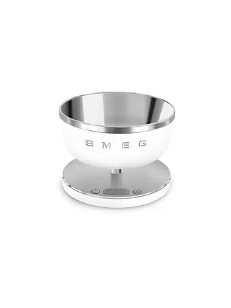SMEG | Küchenwaage 500g Weiss/Matt | grün