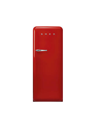 SMEG | Kühlschrank mit Gefrierfach 50s Retro Style Pastellgrün FAB28RPG5 | rot