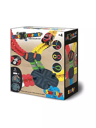 SMOBY | FleXtreme Multi-Rennstrecken Set Kreuzung und Weiche | keine Farbe