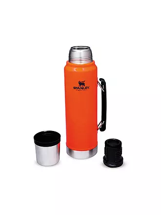 STANLEY | Isolierflasche - Thermosflasche CLASSIC 1l Orange | schwarz