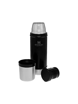 STANLEY | Isolierflasche - Thermosflasche CLASSIC VACUUM BOTTLE 0,47l Black | grün