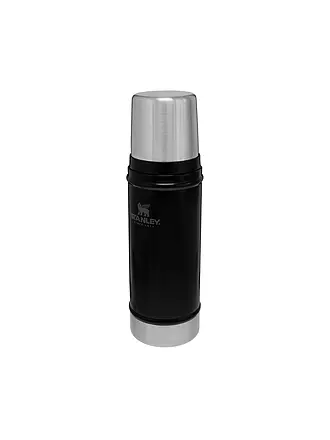 STANLEY | Isolierflasche - Thermosflasche CLASSIC VACUUM BOTTLE 0,47l Green | schwarz