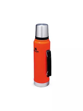 STANLEY | Isolierflasche - Thermosflasche Classic Legendary Bottle 1,l Schwarz | orange