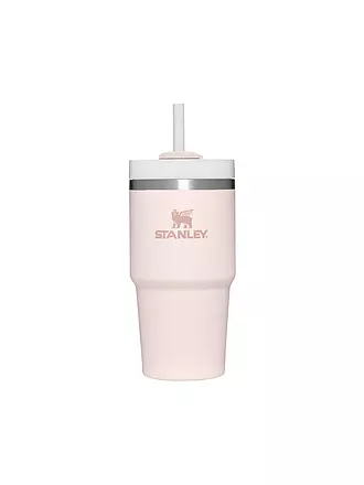 STANLEY | Isolierflasche - Thermosflasche Quencher H2.0  0,6l Rose Quartz | schwarz